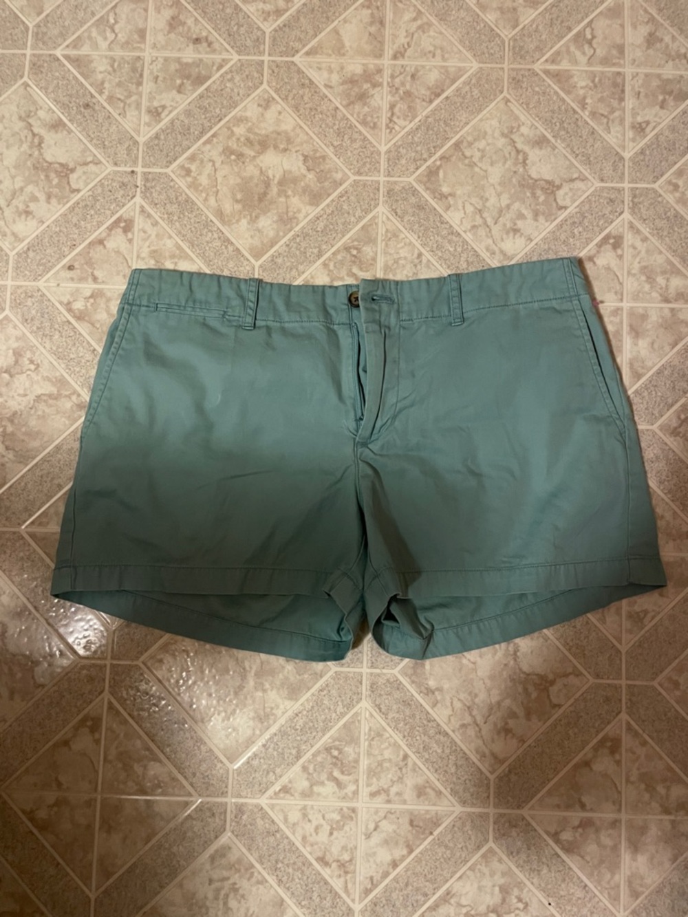 Women’s Teal Casual Cotton-Blend Shorts Ralph Lauren Polo